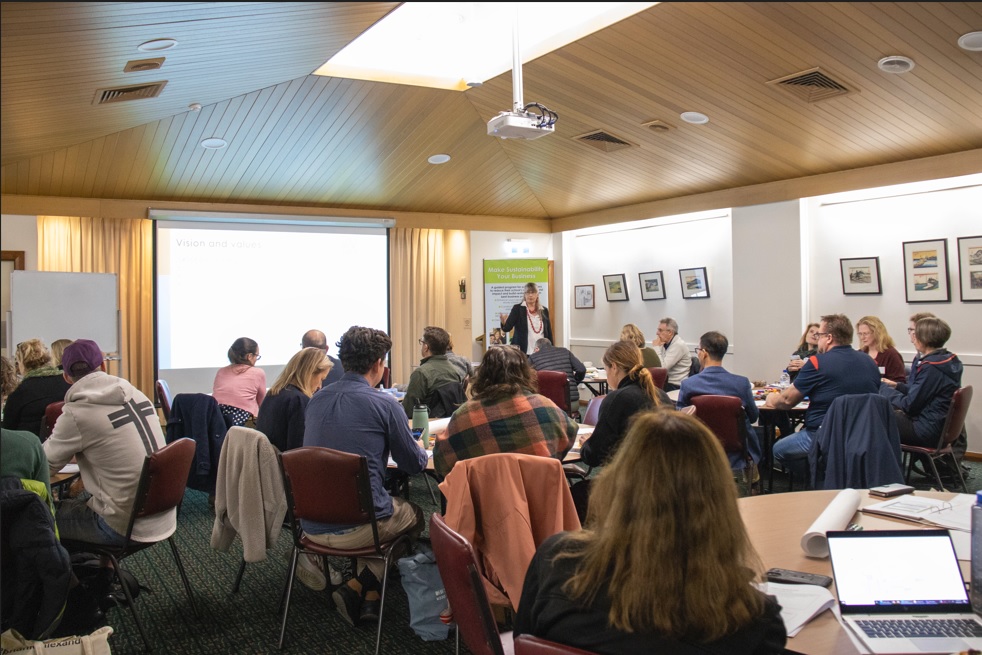 Jane presenting at workshop